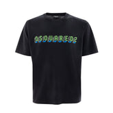DsquaredΒ² Black Cotton T-Shirt -   -  DsquaredΒ².